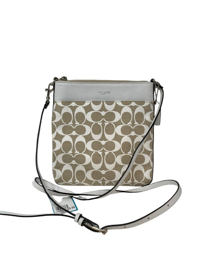 Coach Beige Print Crossbody