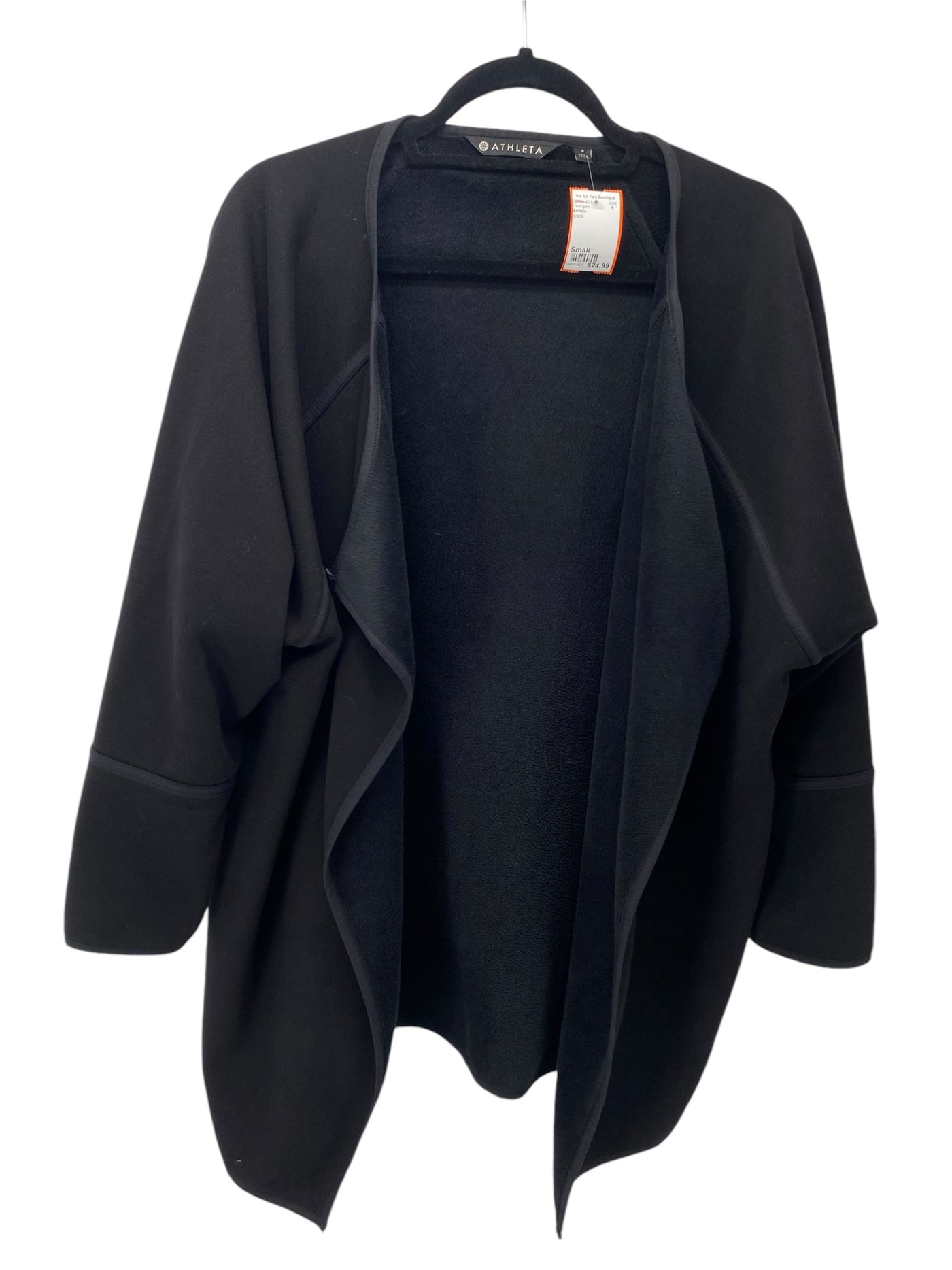 Athleta Misses Size Small Black Cardigan