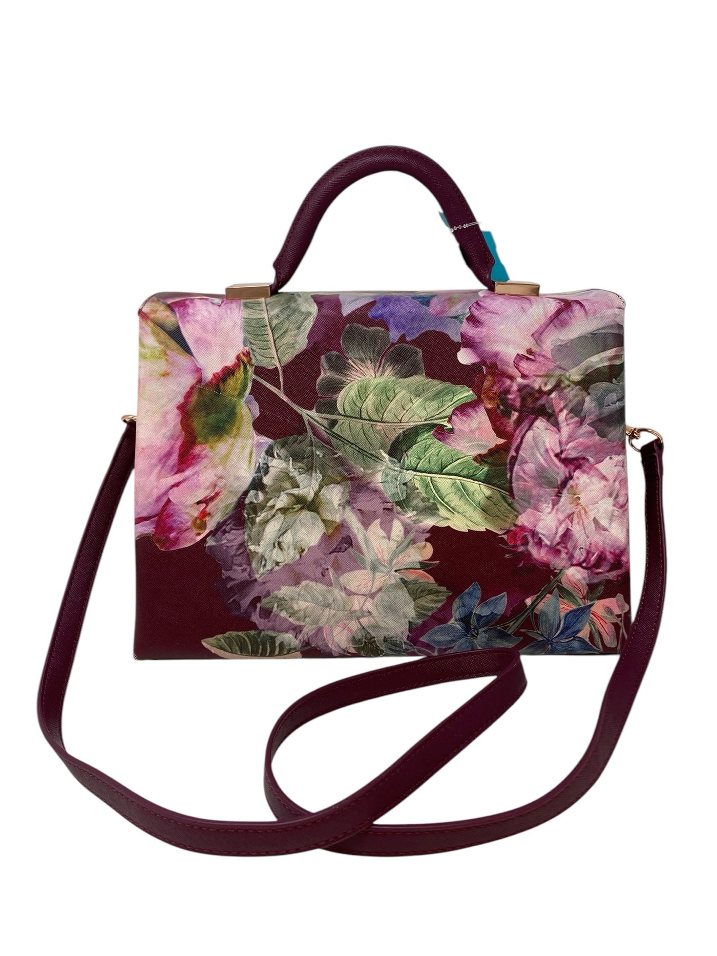 Ted Baker Burgundy Floral Crossbody