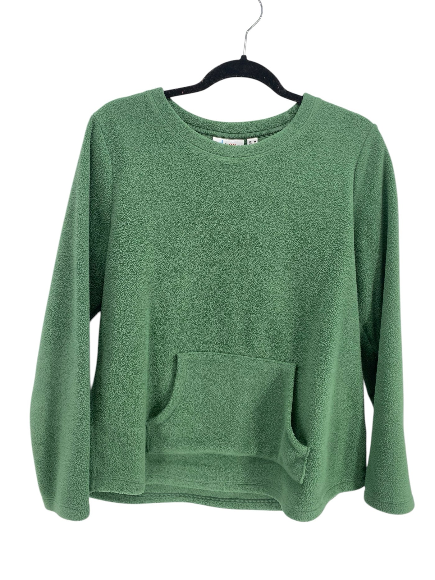 d & CO Misses Size Medium Green Sweater