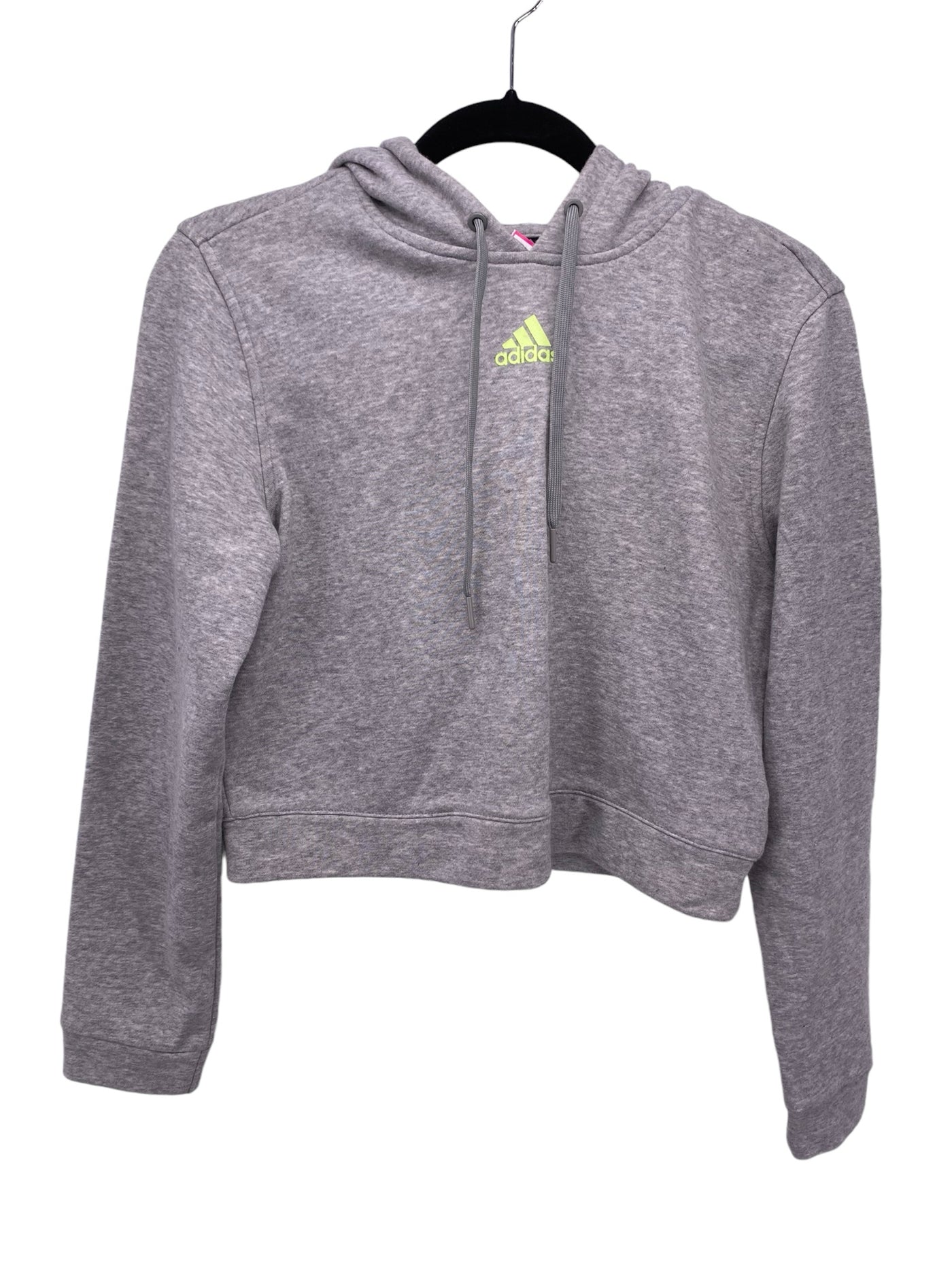 Adidas Misses Size Medium Grey Athleisure Hoodie