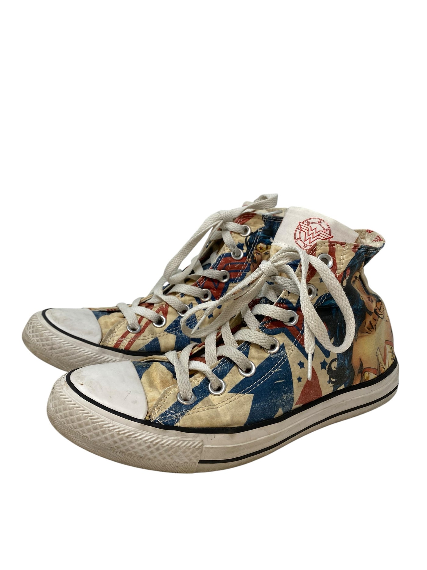 Converse Women Size 8 Beige Multi Flats